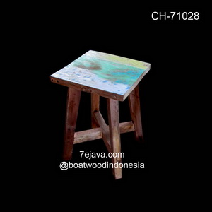 boatwood stool